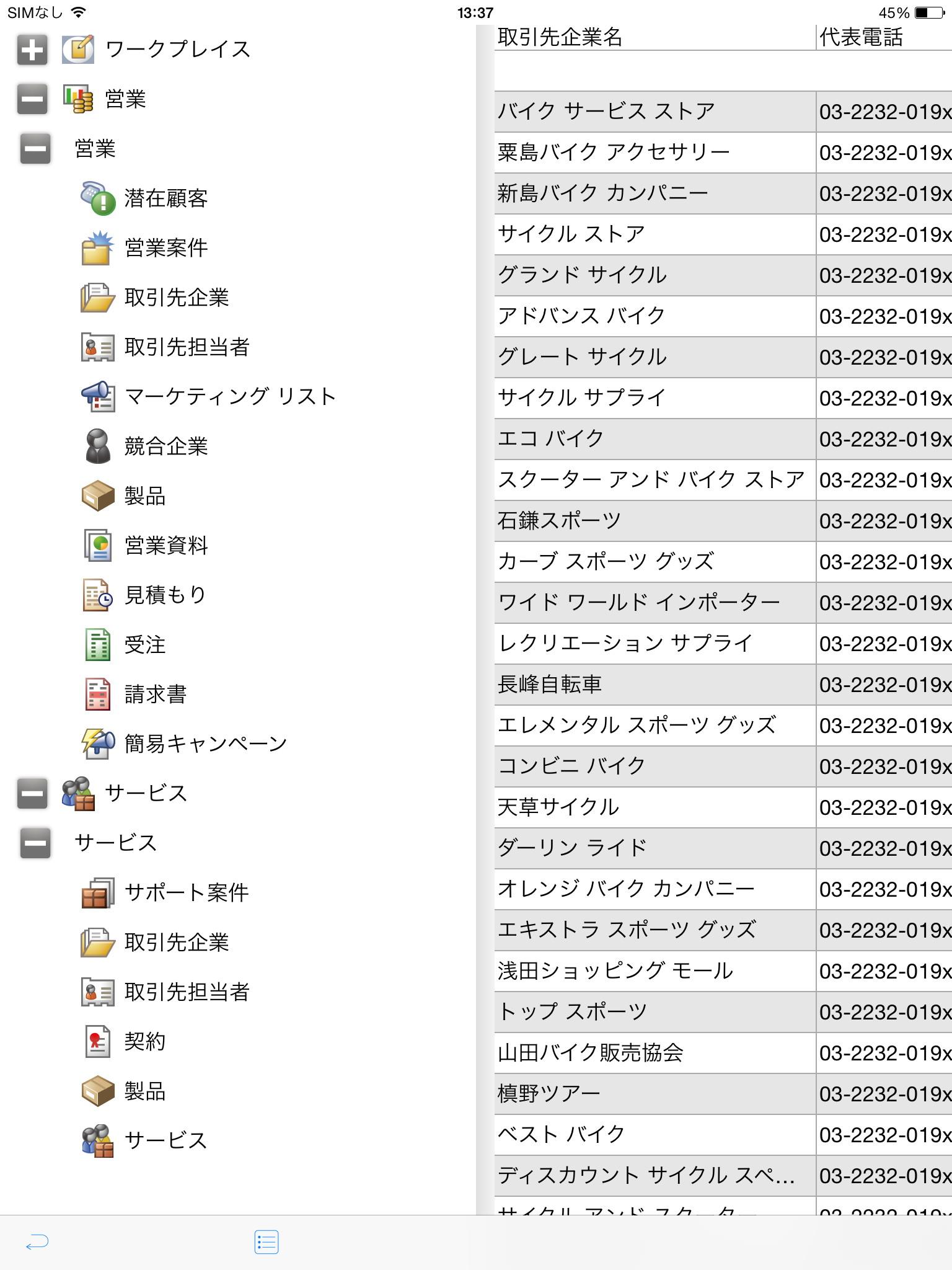 CRMの機能